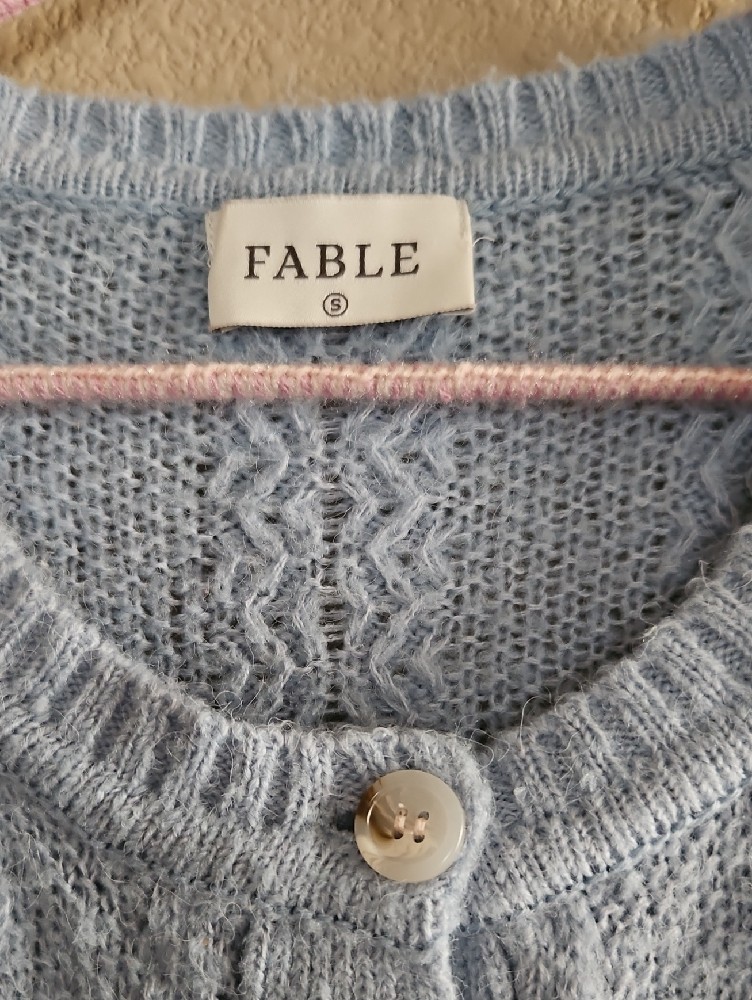 Fable Light Blue Cardigan — image 2 of 3
